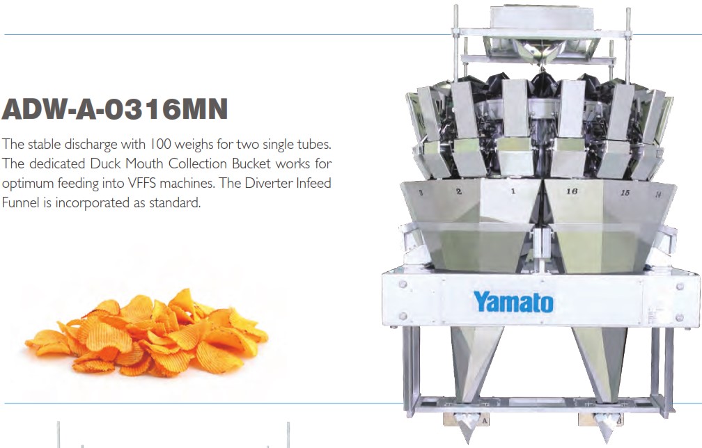 Máy cân đa đầu Yamato Dataweigh Snack ADW-A-0316MN