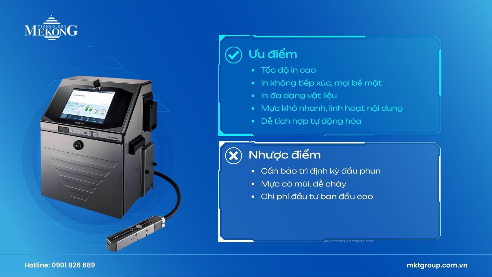**Máy in TTO** cho bản in sắc nét, tốc độ cao, phù hợp bao bì mềm và bề mặt tương đối phẳng