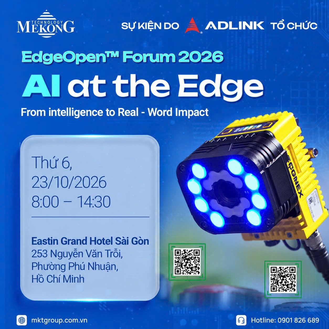 MKT Group sẽ tham dự EdgeOpen™ Forum 2026 – AI at the Edge, sự kiện công nghệ do ADLINK tổ chức